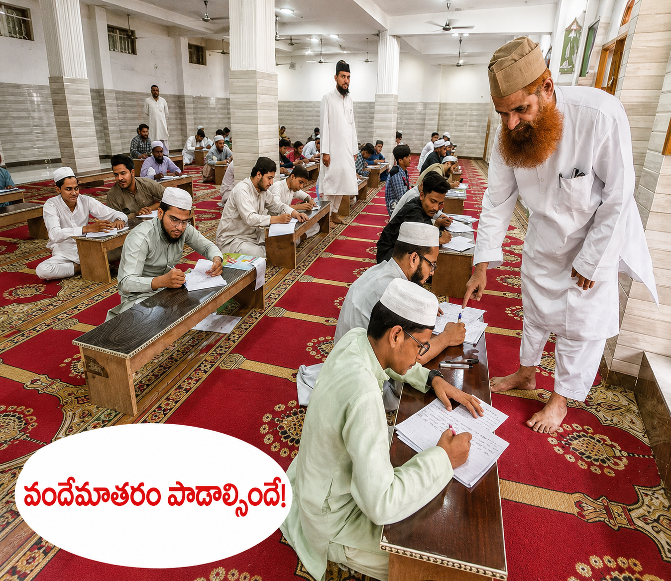 మదర్సాలలో వందేమాతరం ఆలపించడం తప్పనిసరి!