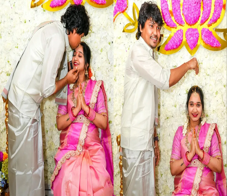 భార్య సీమంతం ఫొటోలు షేర్ చేసిన జబర్దస్త్ కెవ్వు కార్తిక్